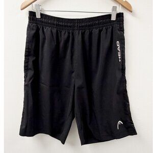 HEAD Men Professional Sports Stretch Shorts Reflective Black Pro Engineered Sz M